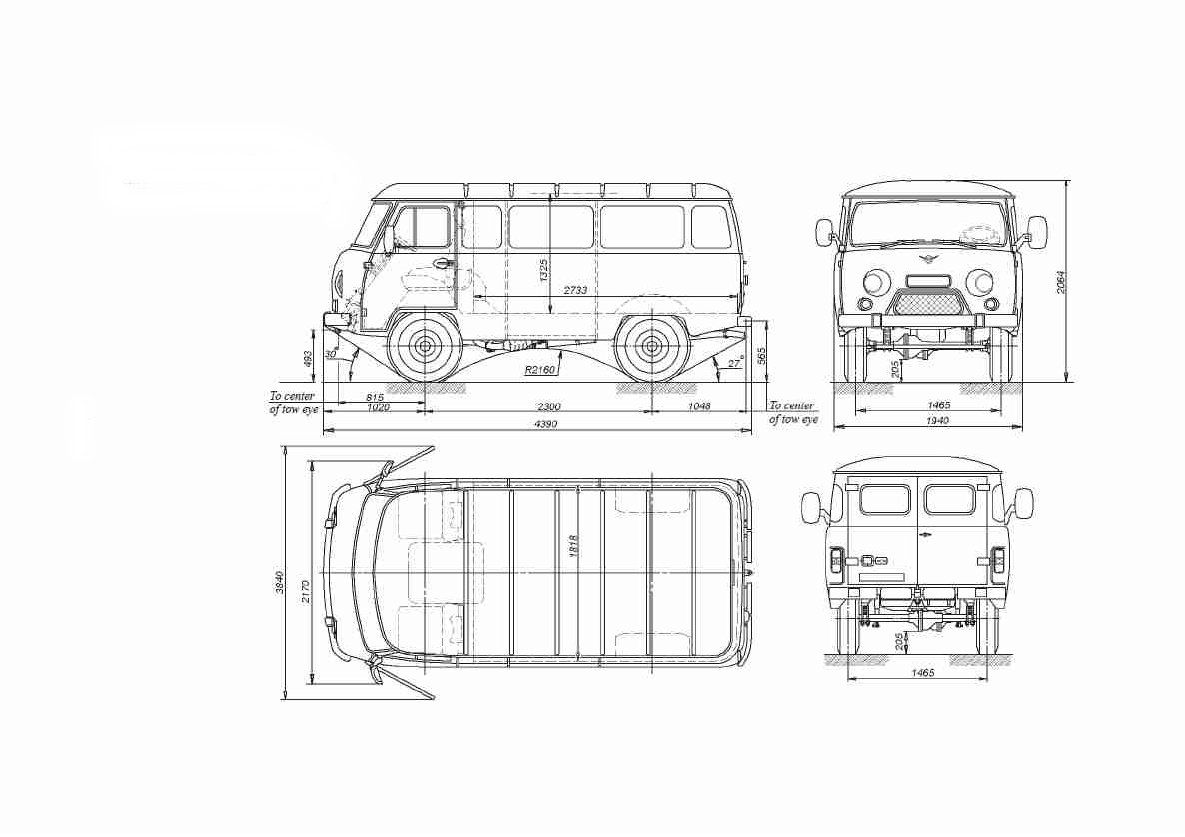 Длина уазика. Чертеж багажника на УАЗ Хантер. УАЗ Хантер пикап чертеж. УАЗ Хантер дизель 2016 чертеж. Габариты УАЗИКА Патриот внутри.